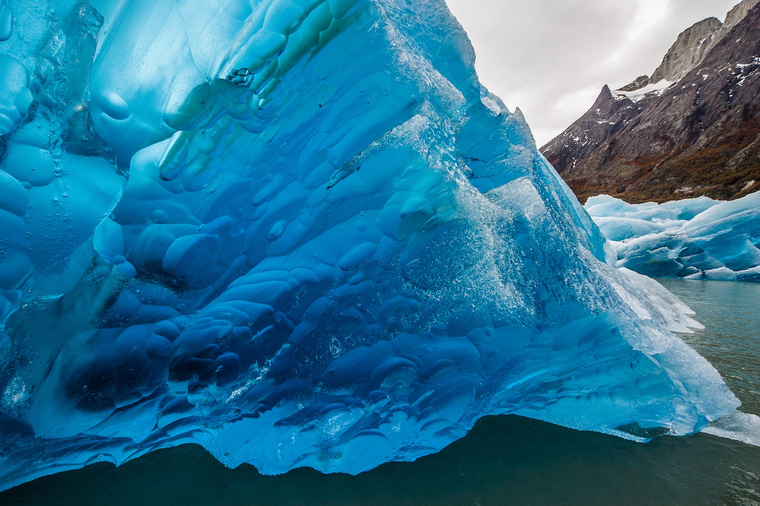 Iceberg at Lago Grey, Torres del Paine. Photo: Linde Waidhofer